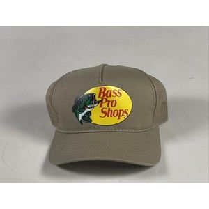 Bass Pro Shops SnapBack Hat Trucker Mesh Adjustable Cap Excellent